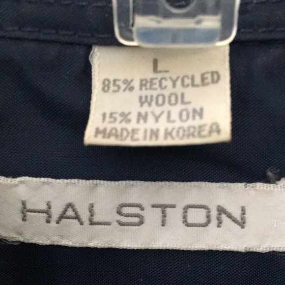 MEN’S Halston wool shirt large - Picture 7 of 11